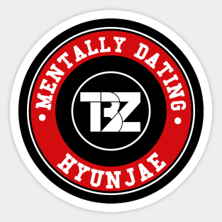 Mentally dating The Boyz Hyunjae Sticker